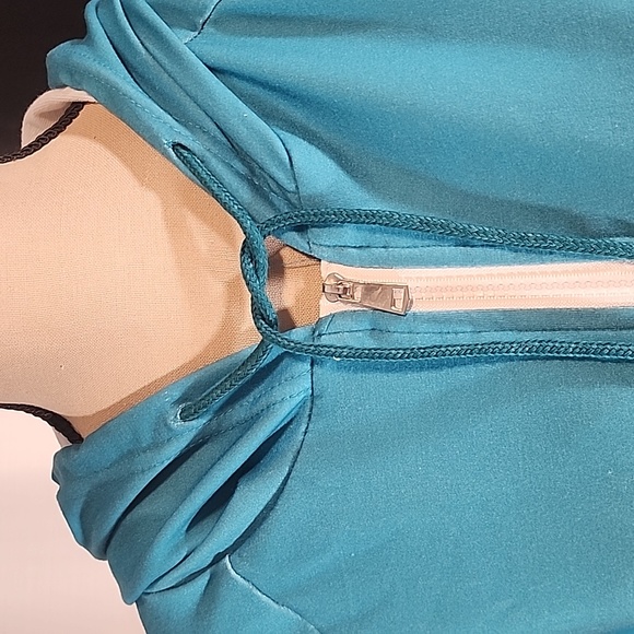 Etcyy Sweatshirt Active Streetwear Zipper Ombre Jacket. M - Picture 5 of 13